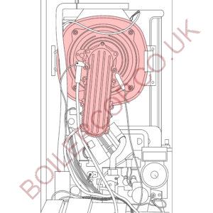 720783401 - BAXI - Neta-Tec - 28 GA - Heat Exchanger Assembly 4E-24-28KW